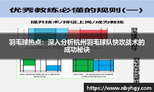 羽毛球热点：深入分析杭州羽毛球队快攻战术的成功秘诀