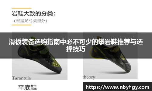 滑板装备选购指南中必不可少的攀岩鞋推荐与选择技巧